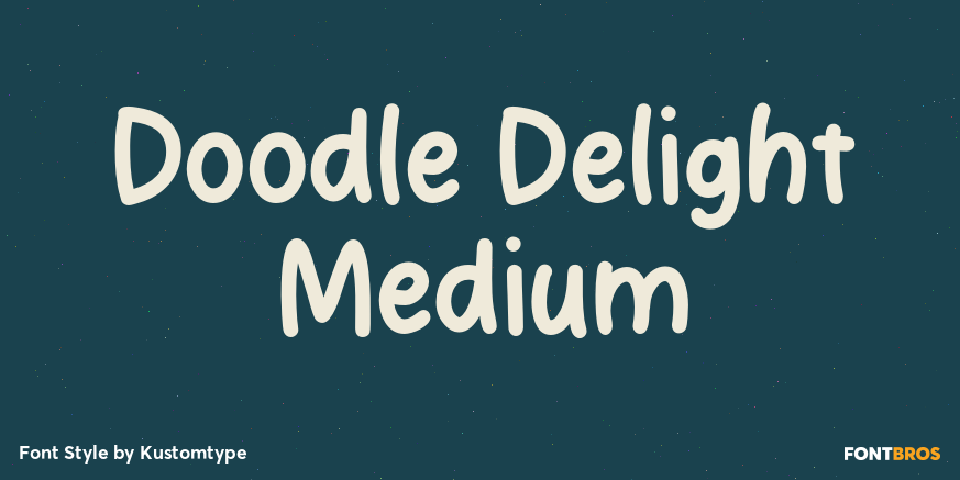 Doodle Delight Medium Poster