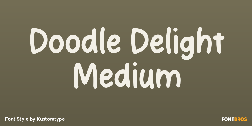 Doodle Delight Medium Poster