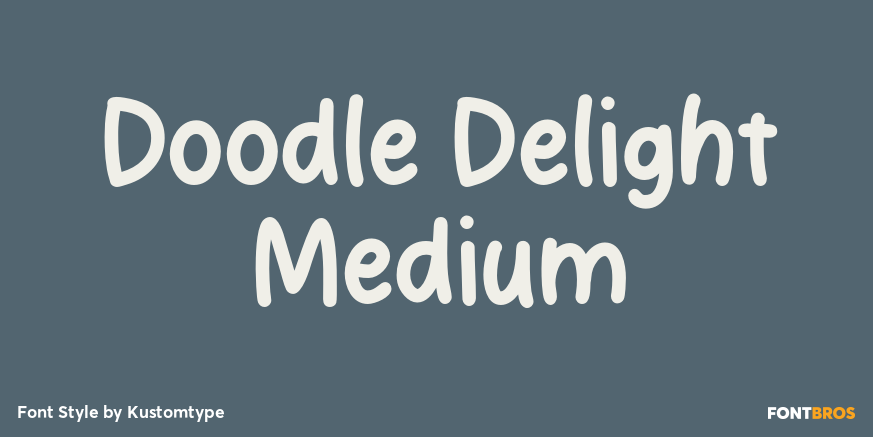 Doodle Delight Medium Poster