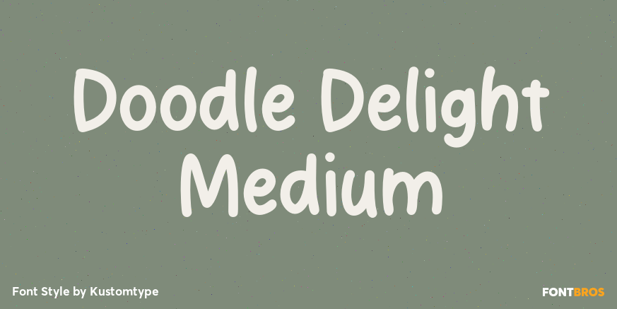 Doodle Delight Medium Poster