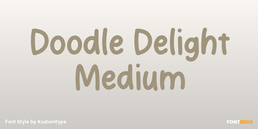 Doodle Delight Medium Poster
