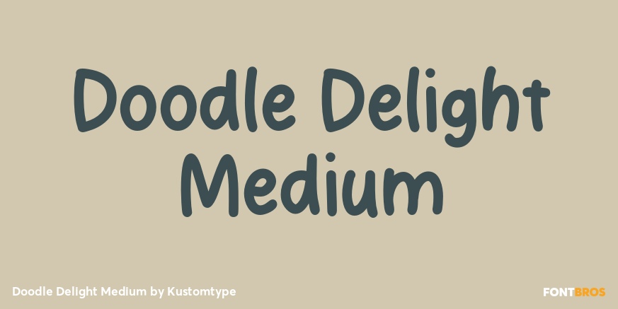 Doodle Delight Medium Poster