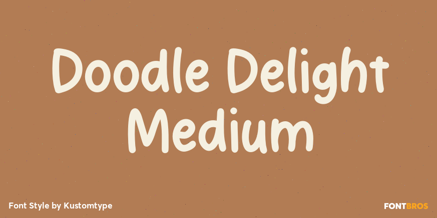 Doodle Delight Medium Poster