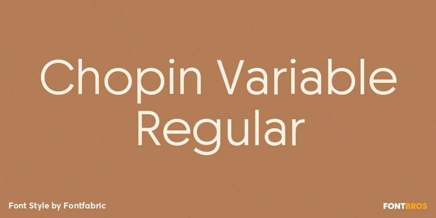 Chopin Variable Regular Poster
