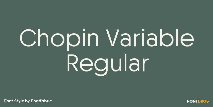 Chopin Variable Regular Poster