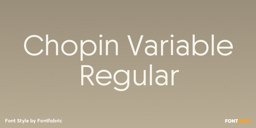 Chopin Variable Regular Poster