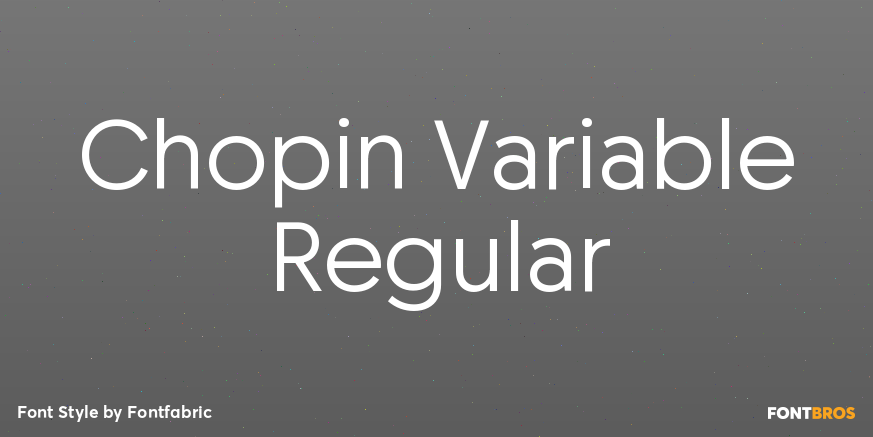 Chopin Variable Regular Poster