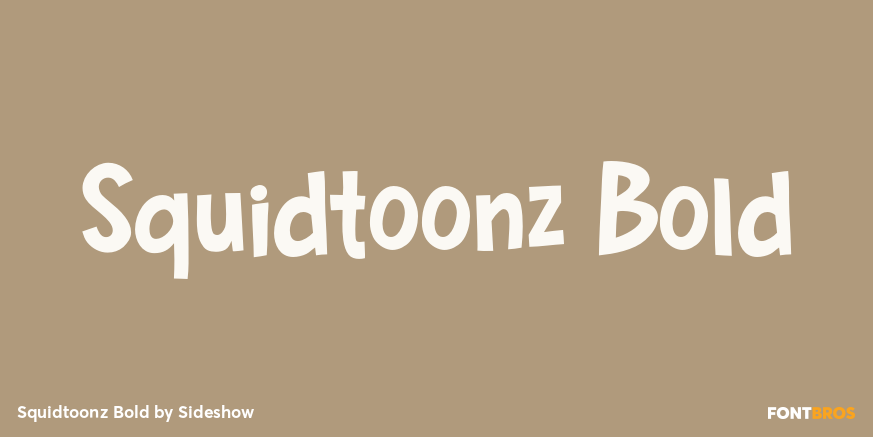 Squidtoonz Bold Poster