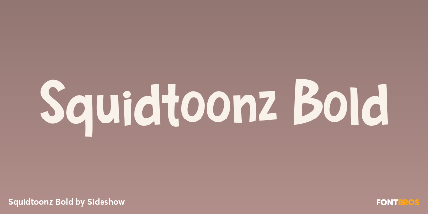 Squidtoonz Bold Poster