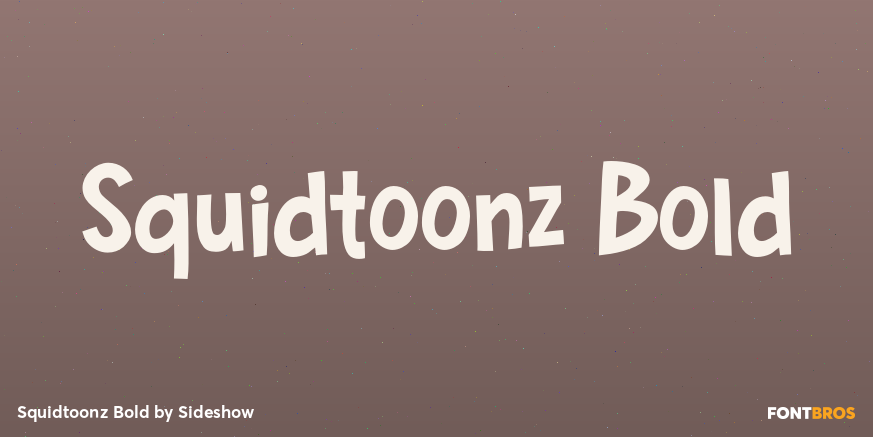 Squidtoonz Bold Poster