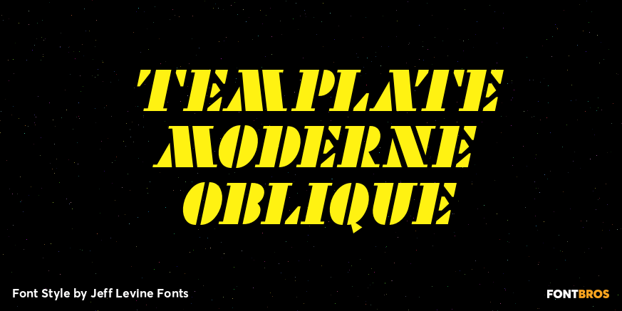 Template Moderne Oblique Poster