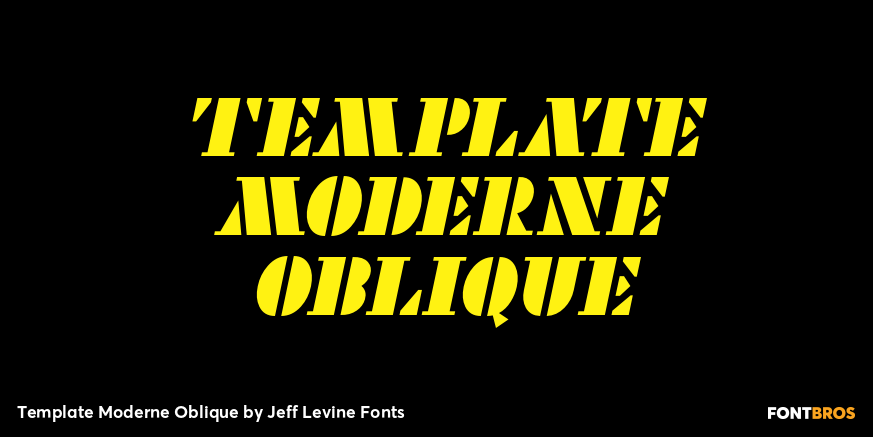 Template Moderne Oblique Poster