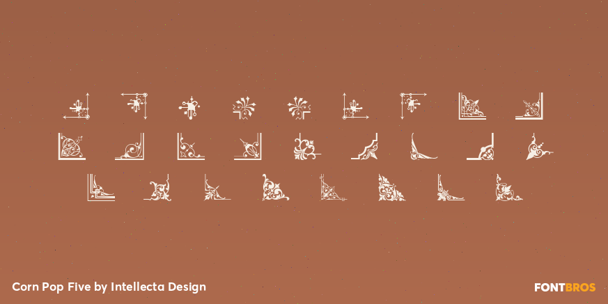 Corn Pop Five Font Poster #1
