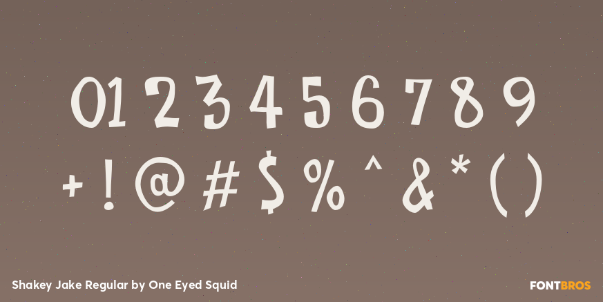 Shakey Jake Regular Font Poster #4