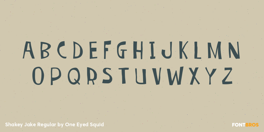 Shakey Jake Regular Font Poster #1