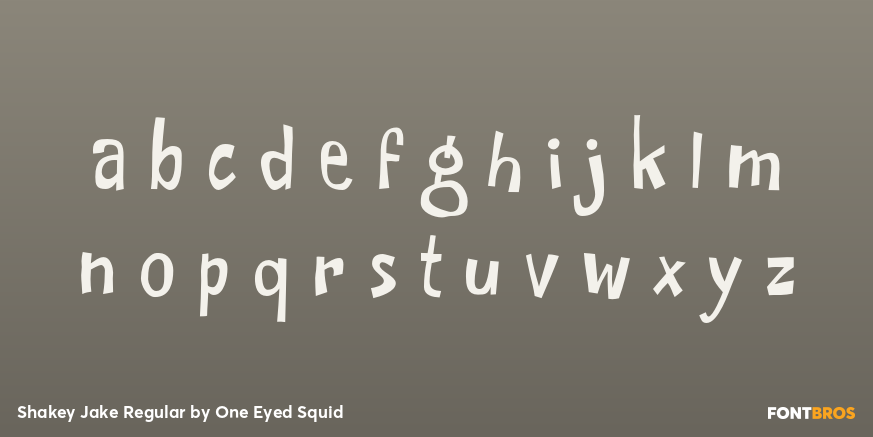 Shakey Jake Regular Font Poster #1