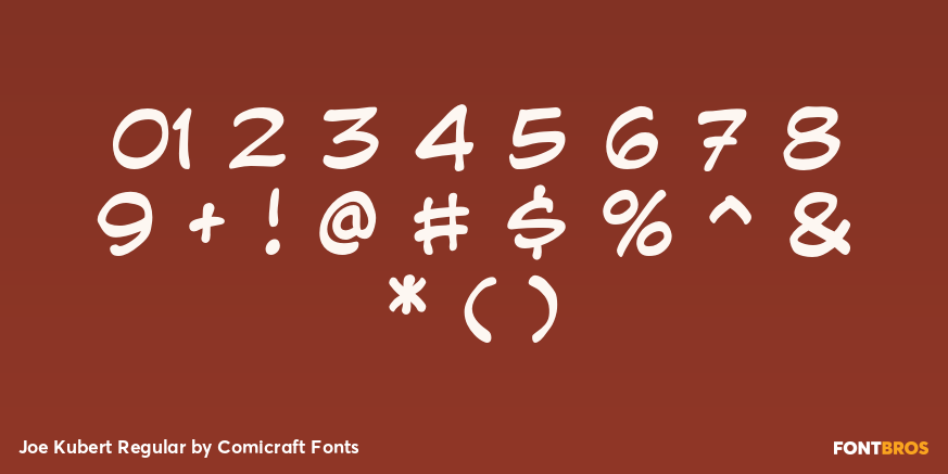 Joe Kubert Regular Font Poster #4