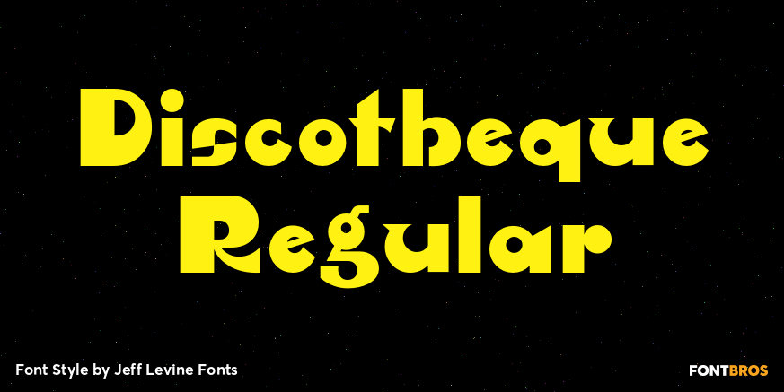 Discotheque Regular Poster