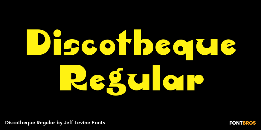 Discotheque Regular Poster