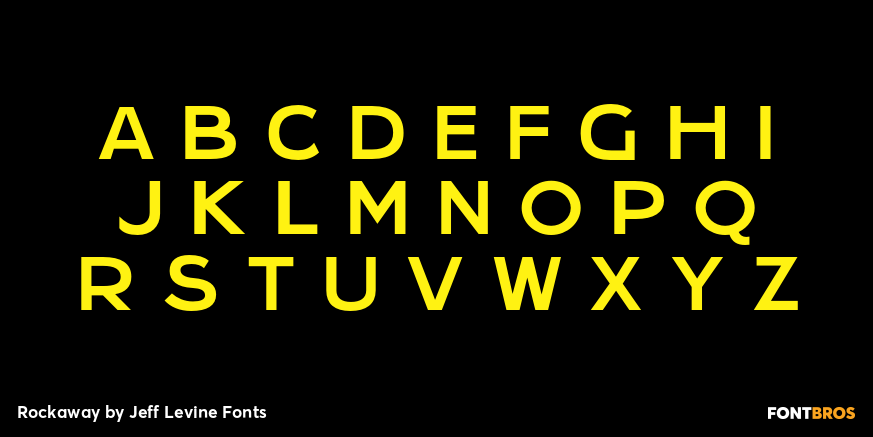 Rockaway Font Poster #3