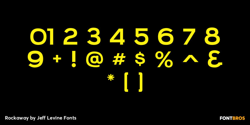 Rockaway Font Poster #4