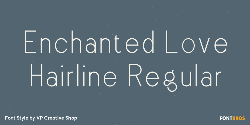 Enchanted Love Hairline Regular Poster