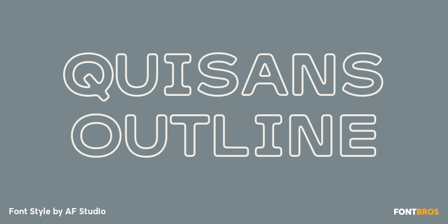 Quisans Outline Poster