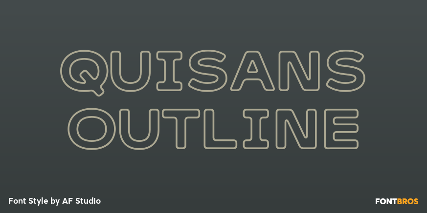 Quisans Outline Poster