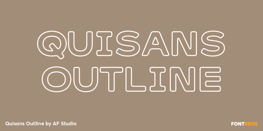 Quisans Outline Poster
