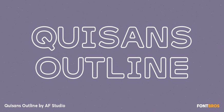 Quisans Outline Poster