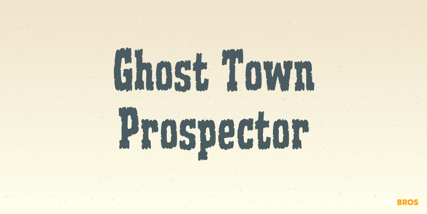 Ghost Town Prospector Poster
