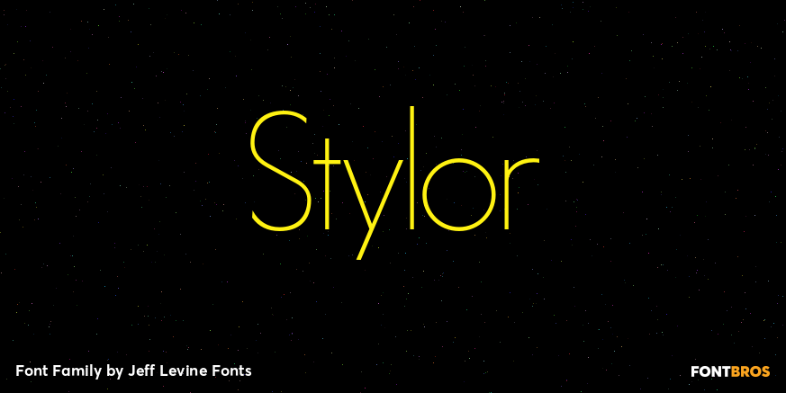 Stylor Font Poster #1