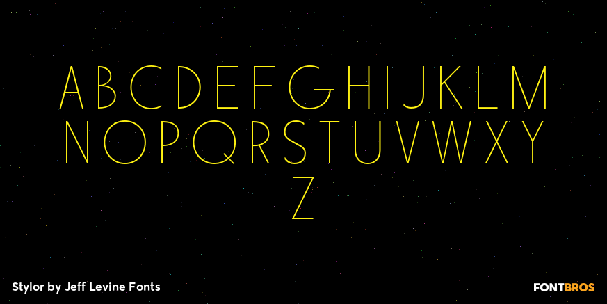 Stylor Font Poster #2