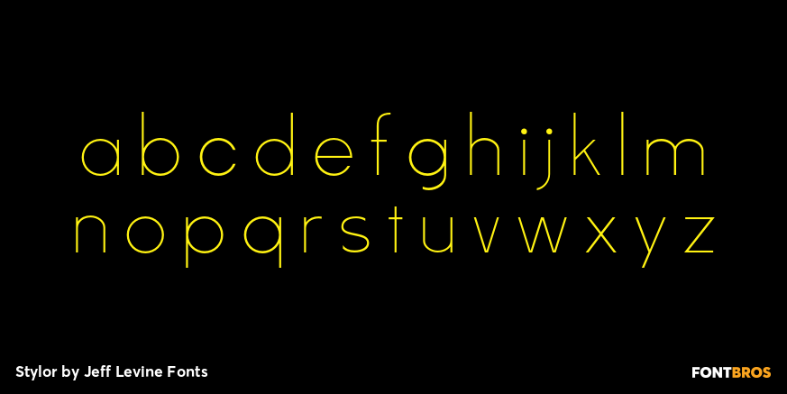 Stylor Font Poster #3