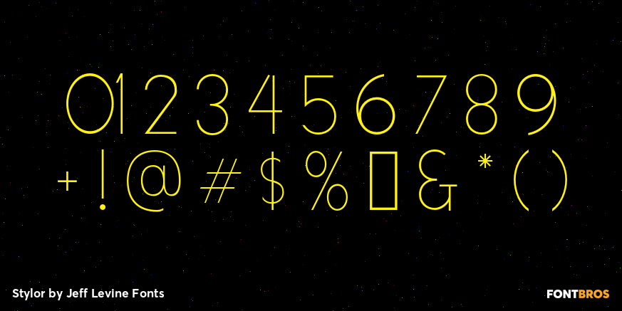 Stylor Font Poster #4