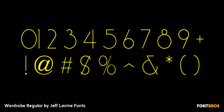 Wardrobe Regular Font Poster #4