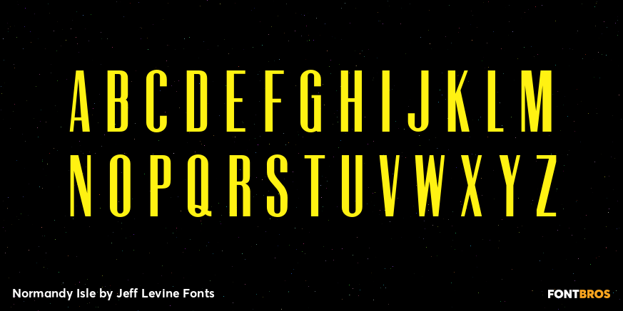 Normandy Isle Font Poster #1