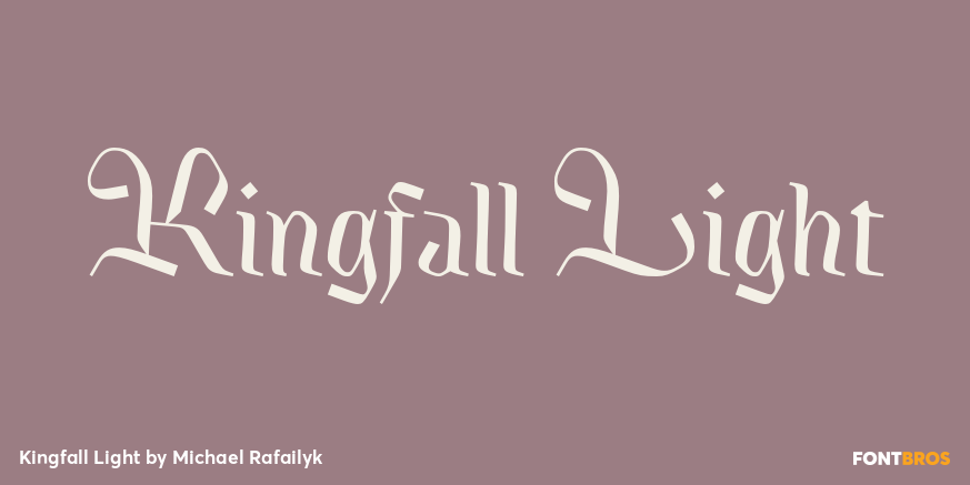 Kingfall Light Poster
