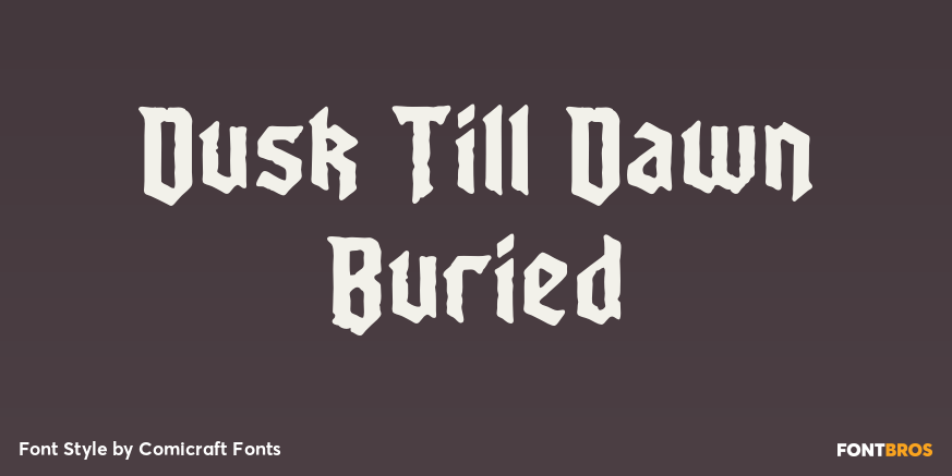 Dusk Till Dawn Buried Poster