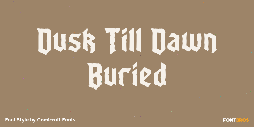 Dusk Till Dawn Buried Poster