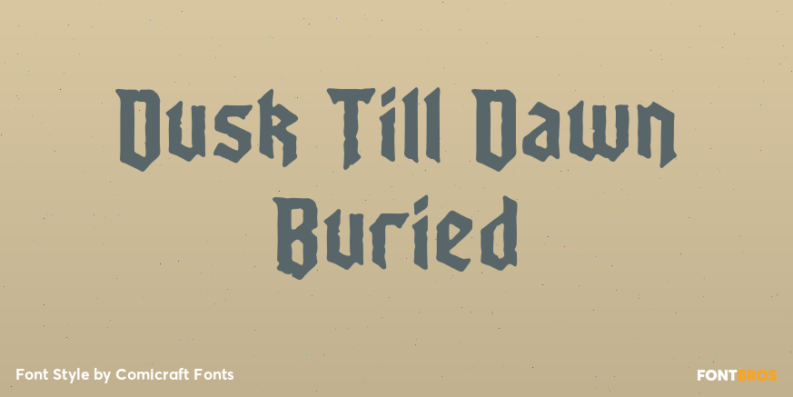 Dusk Till Dawn Buried Poster