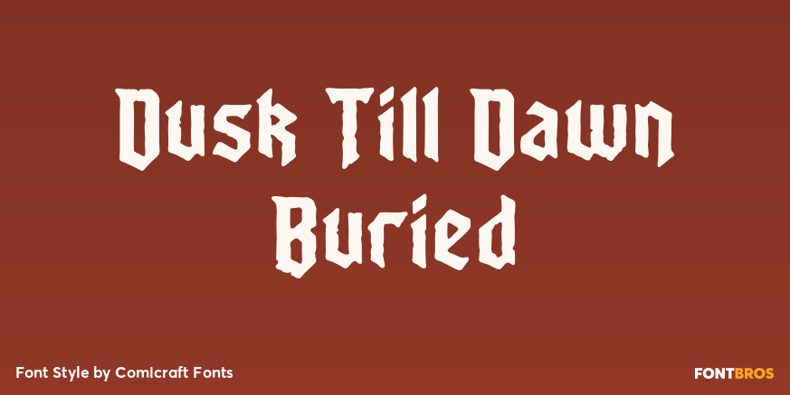 Dusk Till Dawn Buried Poster