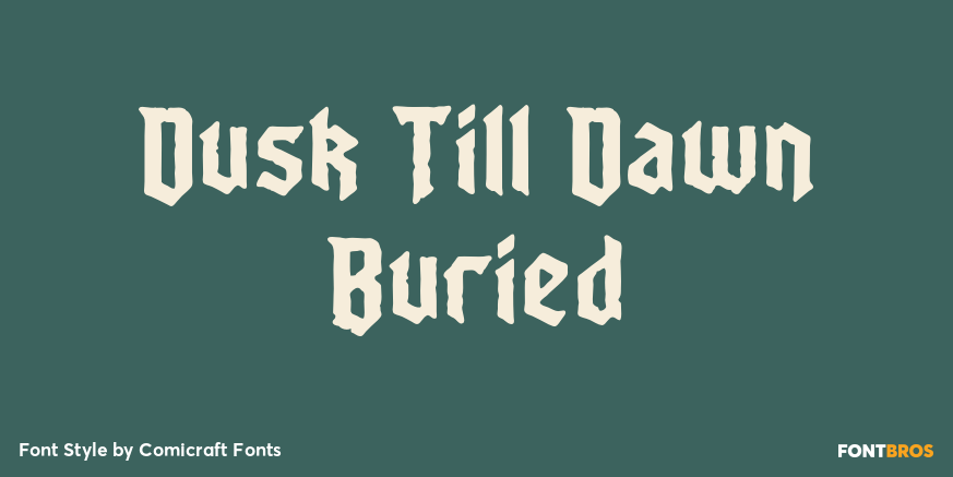 Dusk Till Dawn Buried Poster