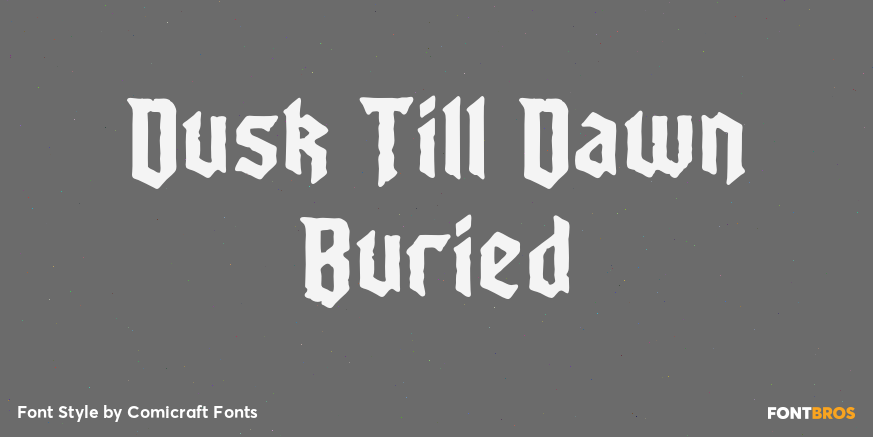 Dusk Till Dawn Buried Poster