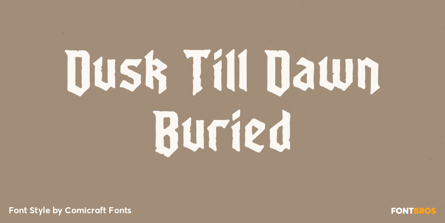 Dusk Till Dawn Buried Poster