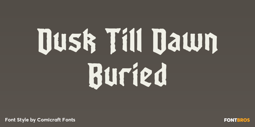 Dusk Till Dawn Buried Poster