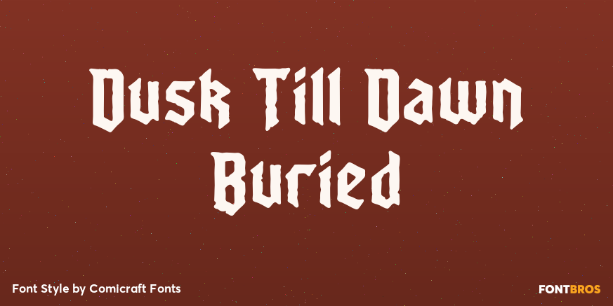 Dusk Till Dawn Buried Poster