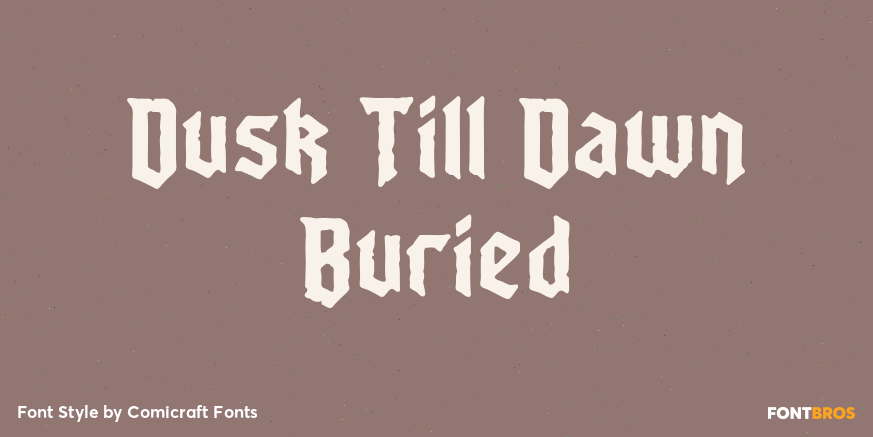 Dusk Till Dawn Buried Poster