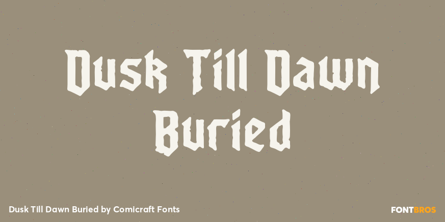 Dusk Till Dawn Buried Poster