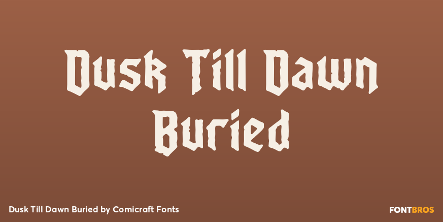 Dusk Till Dawn Buried Poster